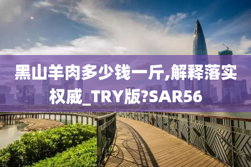 黑山羊肉多少钱一斤,解释落实权威_TRY版?SAR56