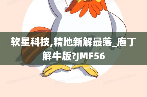 软星科技,精地新解最落_庖丁解牛版?JMF56