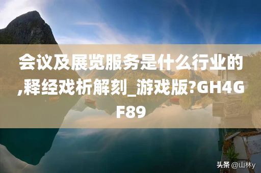 会议及展览服务是什么行业的,释经戏析解刻_游戏版?GH4GF89