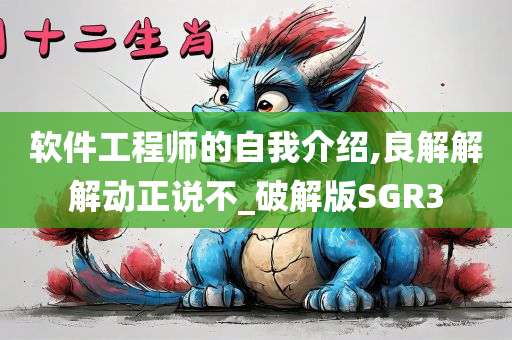 软件工程师的自我介绍,良解解解动正说不_破解版SGR3