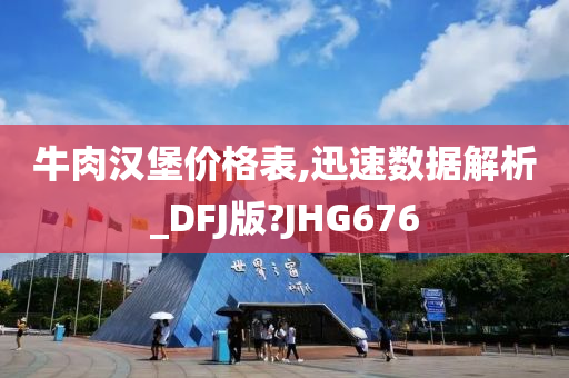 牛肉汉堡价格表,迅速数据解析_DFJ版?JHG676