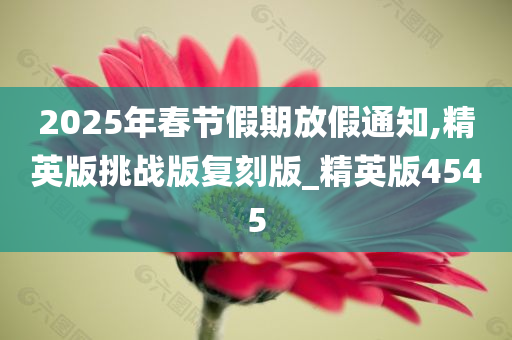 2025年春节假期放假通知,精英版挑战版复刻版_精英版4545