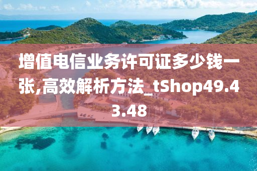 增值电信业务许可证多少钱一张,高效解析方法_tShop49.43.48