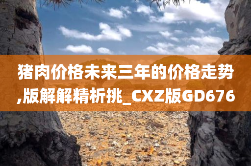 猪肉价格未来三年的价格走势,版解解精析挑_CXZ版GD676