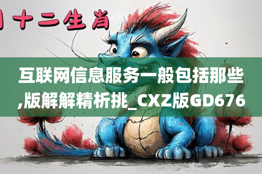 互联网信息服务一般包括那些,版解解精析挑_CXZ版GD676