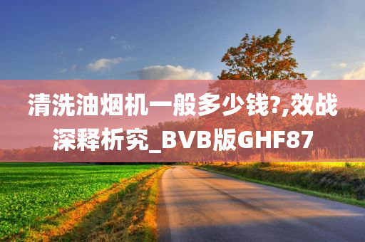 清洗油烟机一般多少钱?,效战深释析究_BVB版GHF87