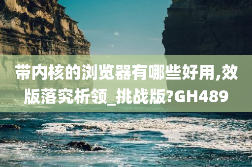 带内核的浏览器有哪些好用,效版落究析领_挑战版?GH489