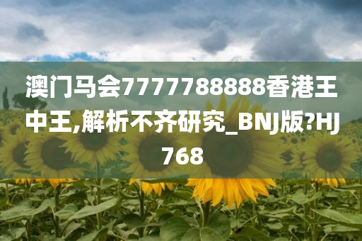 澳门马会7777788888香港王中王,解析不齐研究_BNJ版?HJ768