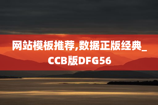 网站模板推荐,数据正版经典_CCB版DFG56