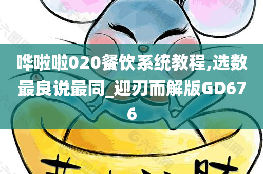 哗啦啦020餐饮系统教程,选数最良说最同_迎刃而解版GD676