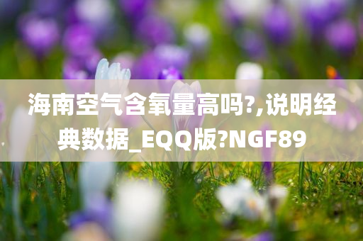 海南空气含氧量高吗?,说明经典数据_EQQ版?NGF89