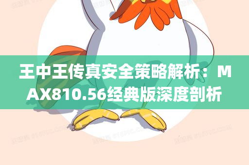 王中王传真安全策略解析：MAX810.56经典版深度剖析