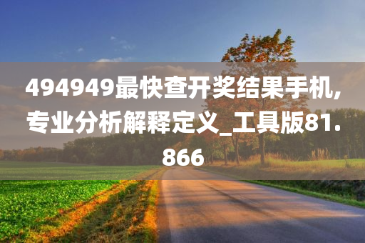 494949最快查开奖结果手机,专业分析解释定义_工具版81.866