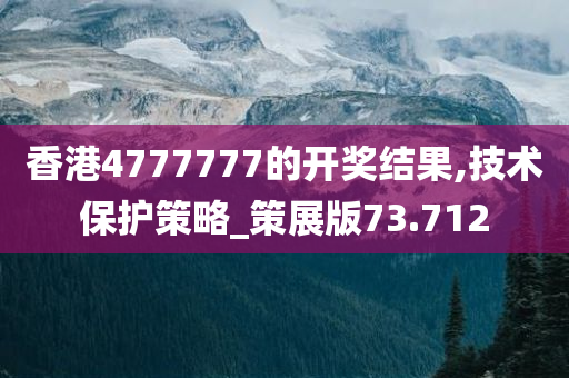 香港4777777的开奖结果,技术保护策略_策展版73.712