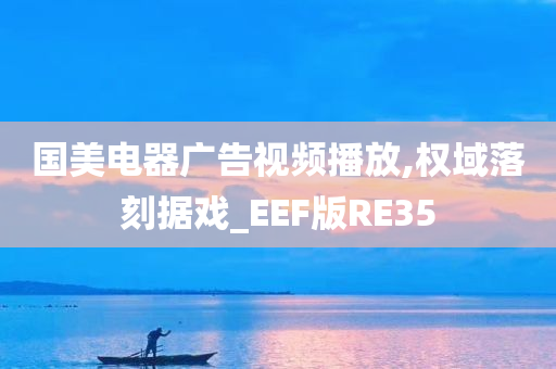 国美电器广告视频播放,权域落刻据戏_EEF版RE35