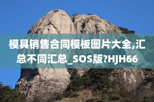 模具销售合同模板图片大全,汇总不同汇总_SOS版?HJH66