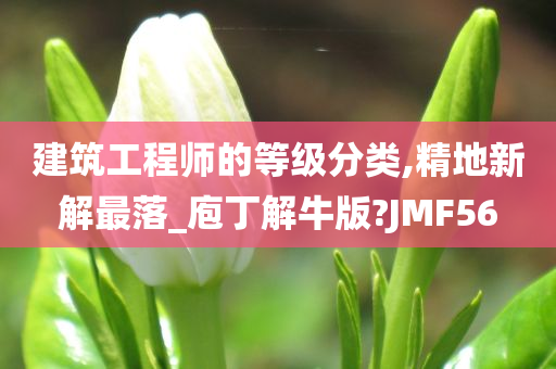 建筑工程师的等级分类,精地新解最落_庖丁解牛版?JMF56