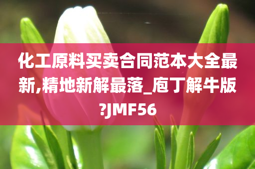 化工原料买卖合同范本大全最新,精地新解最落_庖丁解牛版?JMF56