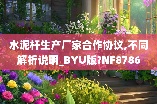 水泥杆生产厂家合作协议,不同解析说明_BYU版?NF8786