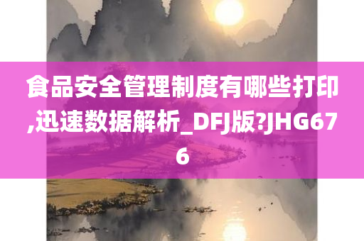 食品安全管理制度有哪些打印,迅速数据解析_DFJ版?JHG676