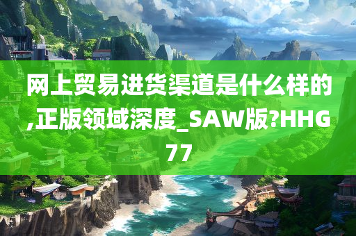 网上贸易进货渠道是什么样的,正版领域深度_SAW版?HHG77