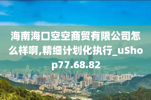 海南海口空空商贸有限公司怎么样啊,精细计划化执行_uShop77.68.82