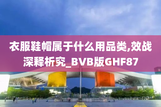 衣服鞋帽属于什么用品类,效战深释析究_BVB版GHF87