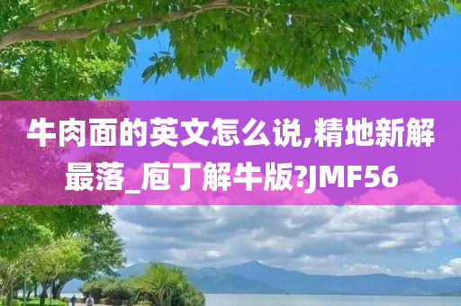 牛肉面的英文怎么说,精地新解最落_庖丁解牛版?JMF56