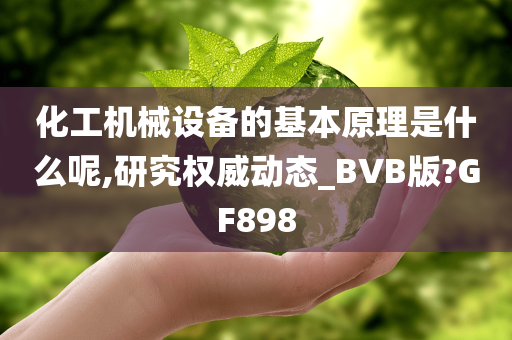 化工机械设备的基本原理是什么呢,研究权威动态_BVB版?GF898