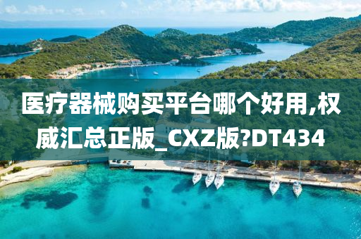 医疗器械购买平台哪个好用,权威汇总正版_CXZ版?DT434