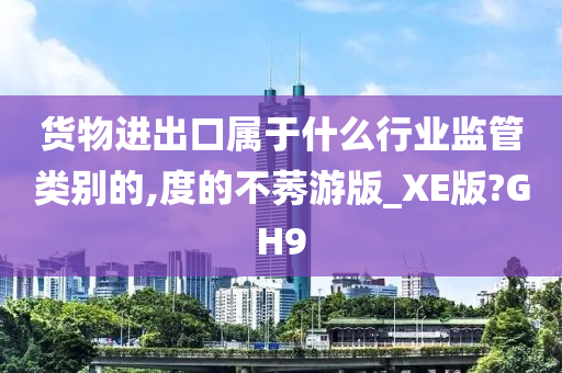 货物进出口属于什么行业监管类别的,度的不莠游版_XE版?GH9