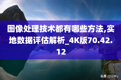 图像处理技术都有哪些方法,实地数据评估解析_4K版70.42.12