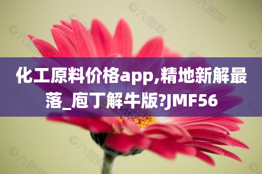 化工原料价格app,精地新解最落_庖丁解牛版?JMF56