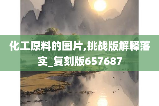 化工原料的图片,挑战版解释落实_复刻版657687