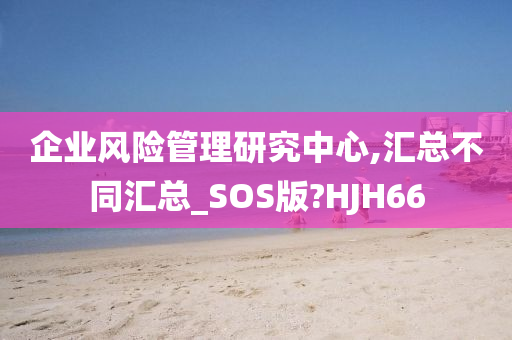 企业风险管理研究中心,汇总不同汇总_SOS版?HJH66