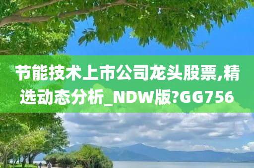 节能技术上市公司龙头股票,精选动态分析_NDW版?GG756