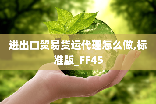 进出口贸易货运代理怎么做,标准版_FF45