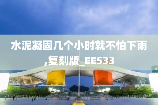 水泥凝固几个小时就不怕下雨,复刻版_EE533