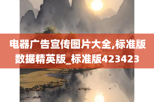 电器广告宣传图片大全,标准版数据精英版_标准版423423