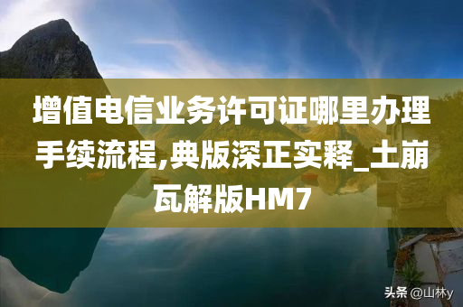 增值电信业务许可证哪里办理手续流程,典版深正实释_土崩瓦解版HM7