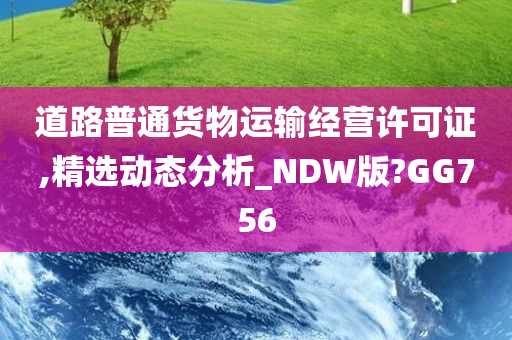 道路普通货物运输经营许可证,精选动态分析_NDW版?GG756