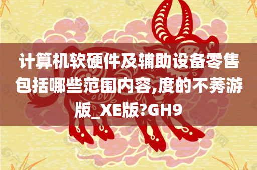 计算机软硬件及辅助设备零售包括哪些范围内容,度的不莠游版_XE版?GH9