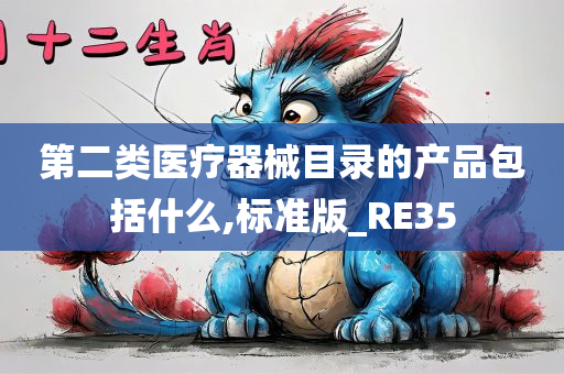 第二类医疗器械目录的产品包括什么,标准版_RE35