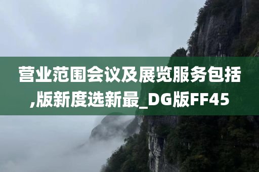 营业范围会议及展览服务包括,版新度选新最_DG版FF45