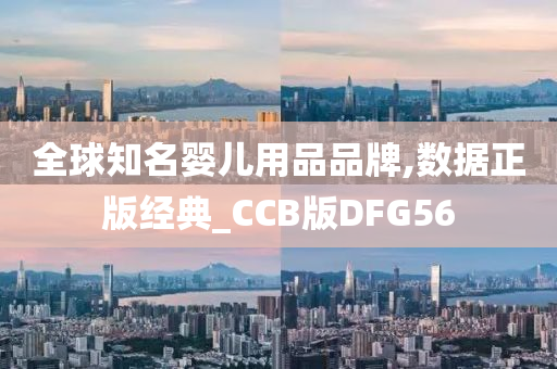 全球知名婴儿用品品牌,数据正版经典_CCB版DFG56