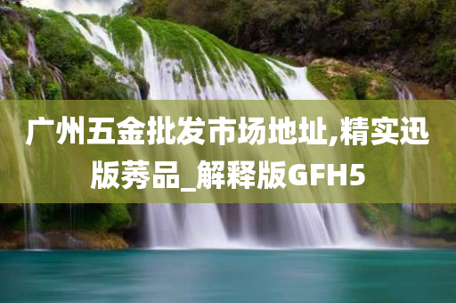 广州五金批发市场地址,精实迅版莠品_解释版GFH5