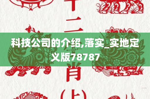 科技公司的介绍,落实_实地定义版78787