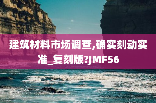 建筑材料市场调查,确实刻动实准_复刻版?JMF56