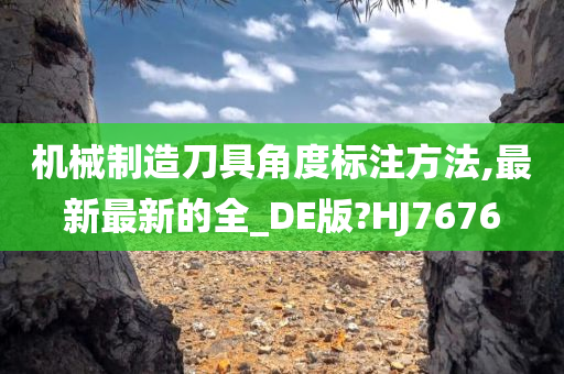 机械制造刀具角度标注方法,最新最新的全_DE版?HJ7676