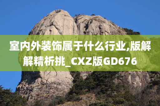 室内外装饰属于什么行业,版解解精析挑_CXZ版GD676